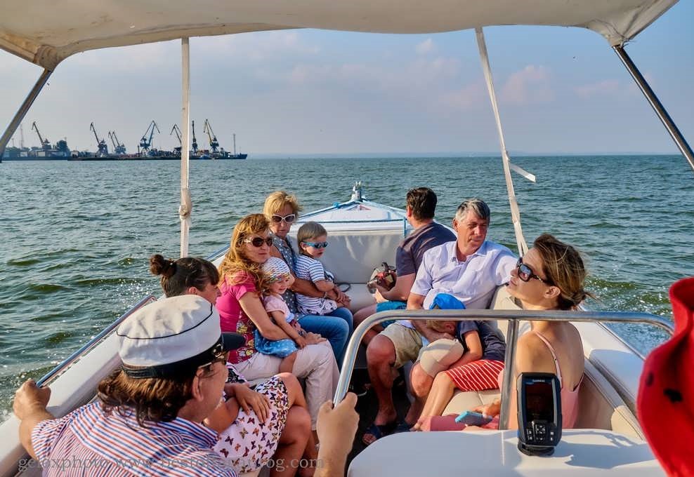 Capitán de barco sonriente